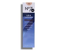 Nō7 | Lift & Luminate - Serum Foundation | Deeply Beige Shade | Medium Coverage - SPF15 | 30mL [IMPERFECT BOX]