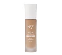 Nō7 | Lift & Luminate - Serum Foundation | Sepia Shade | Medium Coverage - SPF15 | 30mL [IMPERFECT BOX]