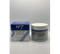 No7 Lift & Luminate Triple Action Day Cream 50ml SPF 15 for sensitive skin