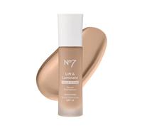 No7 Lift & Luminate Triple Action Serum Foundation - Liquid Foundation Makeup with SPF 15 for a Dewy Glowy Base - Radiant Serum Foundation for M