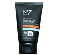 (3 PACK) No7 Men Energising Gradual Tan Moisturiser SPF 15 x 50ml