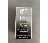 No7 Men Future Renew Damage Reversal 24-Hour Moisturiser 50ml