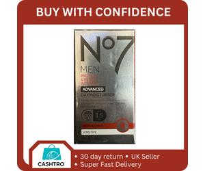 No7 Men Protect & Perfect Intense Advanced Day Moisturiser (Brand New)