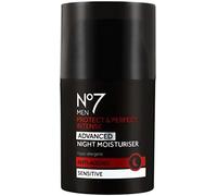 No7 Men Protect & Perfect Intense - ADVANCED Night Moisturiser - Anti Ageing - Sensitive - 50ml