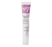 No7 Menopause Skincare Firm & Bright Eye Cream 15ml | Revitalizing Under Eye Cream for Dark Circles, Wrinkles & Puffiness, Cooling Roller Applicator, Refreshes Tired Eyes
