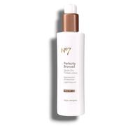 Nō7 | Perfectly Bronzed Quick Dry Tinted Lotion - Light/Medium | Hypo-allergenic & Natural Tan Hint | Treat Your Skin to a Gorgeous Natural Glow Without Getting Hot and Bothered | 200mL[Imperfect Box]