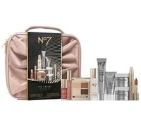 No7 Pro Artist Showstopper 10-Piece Collection Gift Set, Future Renew Skincare, Makeup Essentials, Velvet Vanity Case