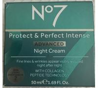 No7 Protect & Perfect Intense ADVANCED Night Cream - 50ml ⭐⭐⭐⭐⭐
