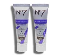 Nō7 | Pure Retinol - Night Concentrate | 0.3% Retinol - Fragrance Free | with Collagen Peptide Technology | 10mL Each [Travel Size]