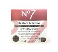 No7 Restore & Renew Face & Neck MULTI ACTION Day Cream SPF15 50ml