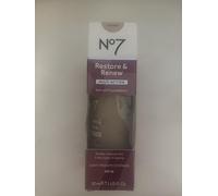 No7 Restore and Renew Multi Action Serum Foundation, Porcelain, Liquid, Luminous Finish, 30 millilitre