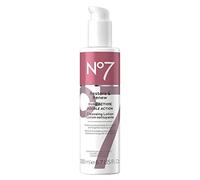No7 Restore & Renew Dual Action Cleansing Lotion - Facial Cleanser & Exfoliant with Alpha Hydroxy Acid - Cleansing Lotion Makeup Remover for Anti-Aging