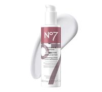 No7 Restore & Renew Dual Action Cleansing Lotion - Facial Cleanser & Exfoliant with Alpha Hydroxy Acid - Cleansing Lotion Makeup Remover for Anti-Aging
