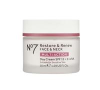 No7 Restore & Renew Face & Neck MULTI ACTION Day Cream SPF15 50ml