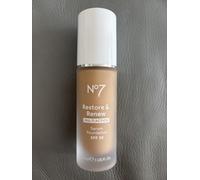 No7 Restore & Renew Multi Action Serum Foundation SPF 30 Latte
