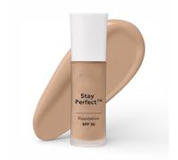 Nō7 | Stay Perfect Foundation - Deeply Beige | Medium Coverage - SPF 30 | A Lightweight Formula That Hydrates, Protects From Sun Damage and Lasts up to 24 Hours | 30mL [IMPERFECT BOX]