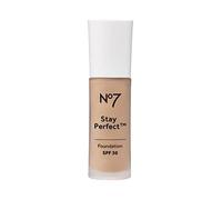 Stay Perfect Foundation, lightweight, hydrates, protects from sun, lasts up to 24 hours - 12 Warm Beige