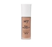 No7 Stay Perfect Foundation (New Formula) - Wheat spf30 - 30ml (pack of 1)