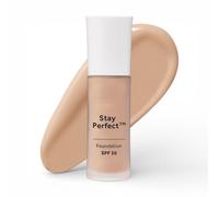 Nō7 | Stay Perfect Foundation - Sahara | Medium Coverage - SPF 30 | A Lightweight Formula That Hydrates, Protects From Sun Damage and Lasts up to 24 Hours | 30mL [IMPERFECT BOX]
