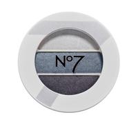 Nō7 | Trio Eyeshadow Palette - Stormy Seas | High Impact colour That Blends Effortlessly and is Weather-Proof and Sweat-Resistant | 2.6g [Imperfect Seal]