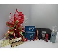 No7 Ultimate Beauty Collection Gift Set: Box, Gift Hamper For Her, Ruby