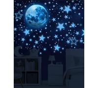 Noa Home Deco Luminous Stickers, 1049 Pieces, Dark Stars, Self-Adhesive, PVC, Space Style, Blue Wall Stickers
