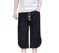 NOAGENJT Mens 5 Inch Sports Shorts Cargo Men 3/4 Size 44 Black Pants Boys Men's Athletic Fit Tapered Trousers Casual for UK 48 Waterproof Tracksuit Bottoms Zip Poc