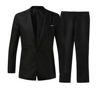 NOAGENJT Men'S Suits/Men'S+Suits Mens Grey 3 Piece Business Suit Smart Casual Classic Tailored Fit Office Work