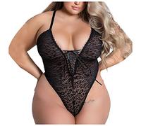 NOAGENJT Sexy Lingerie For Women Kinky Set Womens Underwear Thong Garter 3 Piece Lace Bra and Panty with Blet Bralette