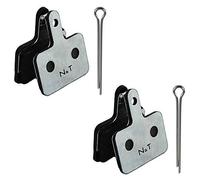 Noah And Theo 2x NT-BP004/SMAL ALUMINIUM Semi Metallic Disc Brake Pads fit Clarks M1, S2, Clout 1, CMD-22, CMD-22FM (Flat Mount), CMD-23, CMD-27