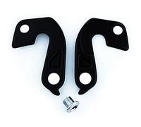 Noah And Theo NT-HD058 Mech Gear Derailleur Hanger Dropout compatible with Specialized G Hanger 9895 4020 in SATIN BLACK incl. screw set.
