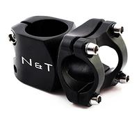 Noah And Theo NT-ST-A254-BLACK Bicycle Short Stem 28.6mm or 1-1/8" to 25.4mm Cycling Road Handlebar MTB BMX