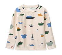 Noah Bateaux Anti-UV T-shirt Recycled fibers Ecru 12 months