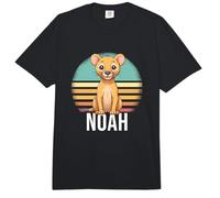 NOAH - Cute Boy Name with Cute Lion Comfort Colors Adult Heavyweight T-Shirt