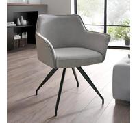 Noah Dining Chair - Set of 2 - Ivory Faux Leather