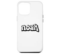 Noah Graffiti Personalized Name Black White Lettering Case for iPhone 12 Pro Max