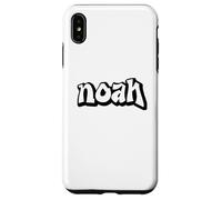 Noah Graffiti Personalized Name Black White Lettering Case for iPhone XS Max