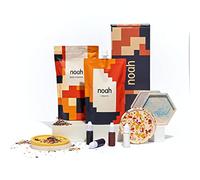 noah Jesmonite & Terrazzo Craft Kit - Complete DIY Set - Casting Kit for Beginners - Great Gift Idea (Hexagon & Round Coaster Moulds/Neutral Colours)