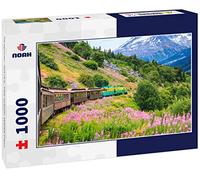 Noah Jigsaw Puzzle Skagway, Alaska. The Scenic White Pass & Yukon Route Railroad. 1000 Pieces