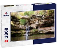 Noah Jigsaw Puzzle The Upper Falls and Bridge in Hocking Hills State Park, Ohio 1000 Pieces