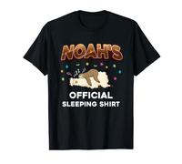 Noah Name Sleeping Shirt Sleep Personalized Pajama T-Shirt