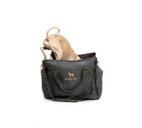Noah & Paw Dog Car Seat Carrier, Small Dog Car Seat for Small Medium Pets with Harness Clip, 4x Safety Feature, Booster Travel Bed, Washable, Orthopedic Foam Wrapped with Plush, Faux Leather