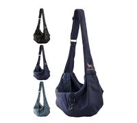 Noah & Paw Dog Sling Carrier for Small Dogs 3-10lb, Dog Sling for Small Dogs and Cats, Dog Carrier with Adjustable Padded Strap, Premium Twill, Lined with Fur, Double Safety Feature, Machine Washable