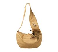 Noah & Paw Dog Sling Carrier for Small Dogs 5-18lb, Cat Carrier, Pet Sling with Adjustable Padded Strap, Vegan Leather Lined with Fur, 3x Safety Feature, Machine Washable