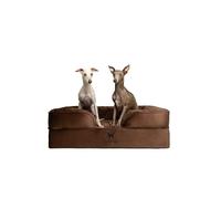 NOAH & PAW Large Dog Bed, 35x25x11 Inch, Orthopedic Dog Beds, Eggshell Memory Foam Infused with Cooling Gel, Inner Cover, Waterproof, Machine Washable (Velvet Sofa Collection)