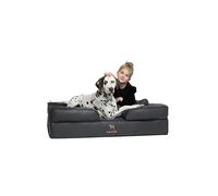 NOAH & PAW XL Dog Bed, 45x35x11 Inch, Orthopedic Large Dog Beds, Eggshell Memory Foam Infused with Cooling Gel, Inner Cover, Waterproof, Machine Washable (Vegan Leather Sofa Collection)