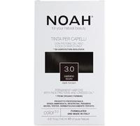 NOAH Permanent Hair Dye 3.0 Dark Brown - Ammonia-Free Hair Colour with Linseed Oil & Rice Proteins - Nourishing, Long-Lasting & Grey Coverage - Complete Hair Colour Kit - 140ml
