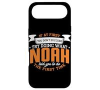 Noah Personalized Name If At First You Don't Succeed Case for iPhone Air
