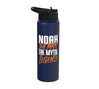 Noah Personalized Name The Man The Myth The Legend Stainless Steel Insulated Water Bottle