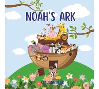 Noah’s Ark Coloring Book: 24 Fun and Cute Coloring Pages with a Scripture Verse and Activities